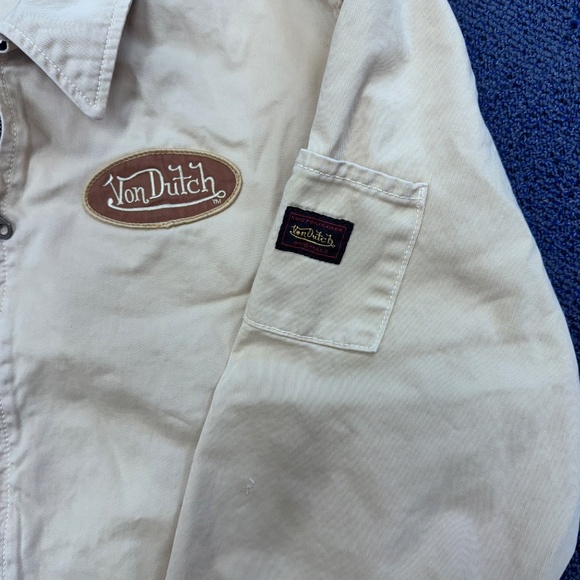 Mens Von Dutch Zip Up Jacket Size M - Runs Large - Picture 3 of 10